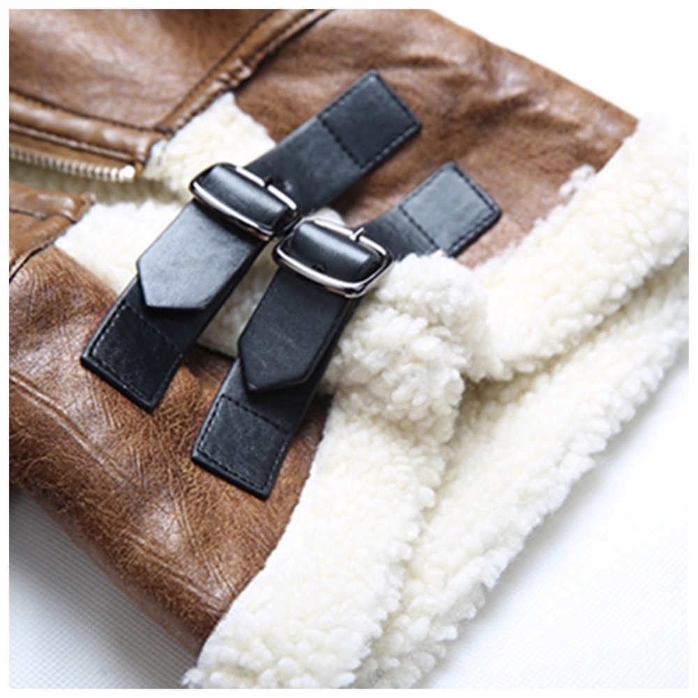 🆕 The EVODIA Fleece Lined Distressed Coat - Picture 6 of 8
